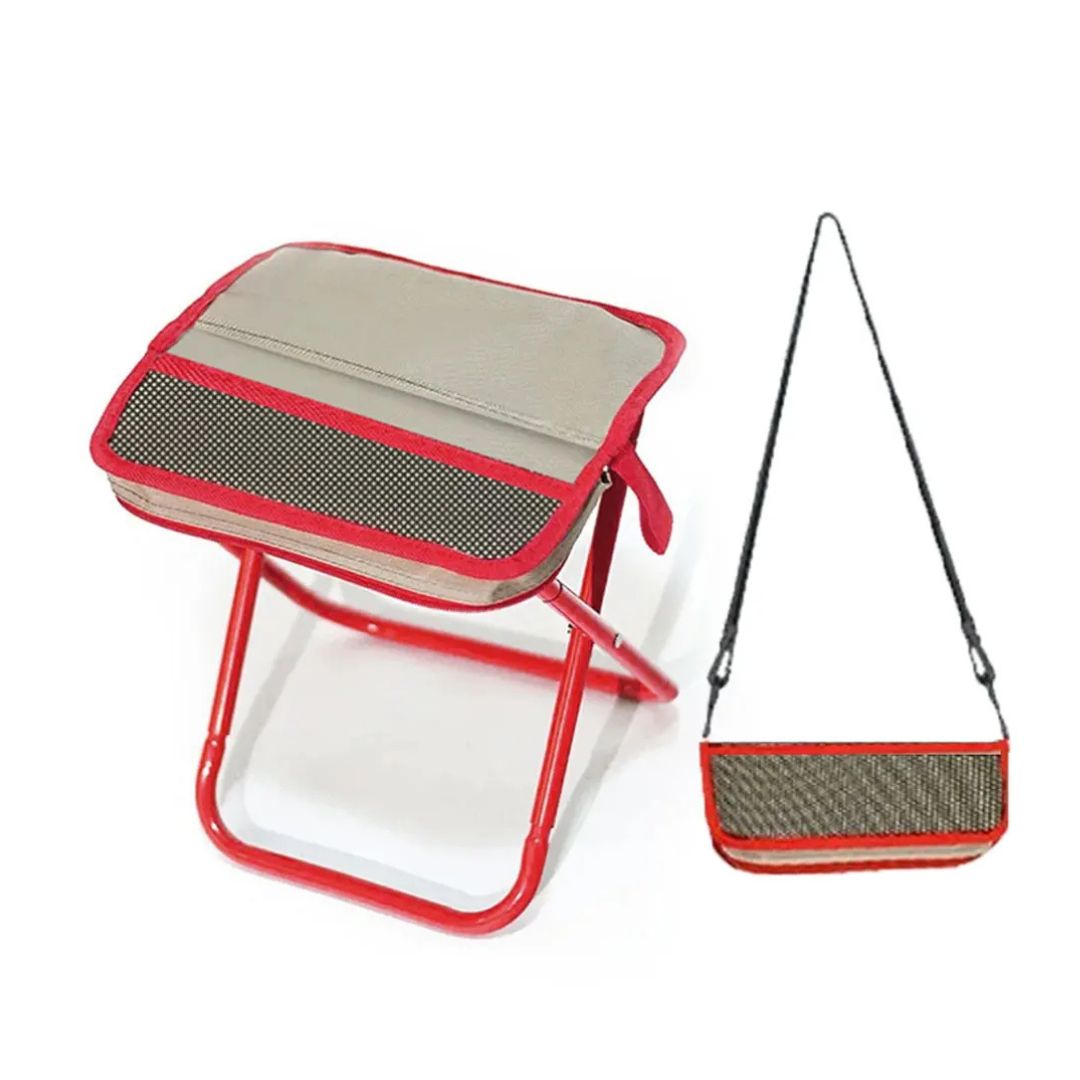 Taburete de camping plegable | Asiento portátil compacto y resistente
