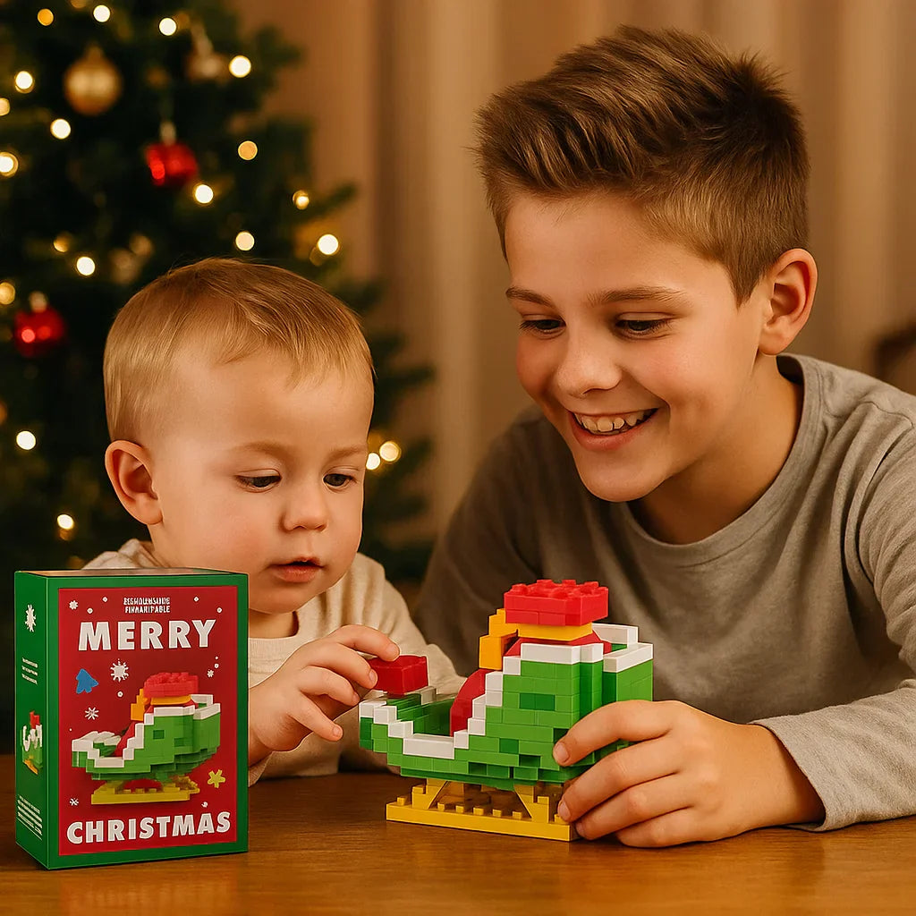 Figuras Navideñas para Construir – Diversión para Toda la Familia