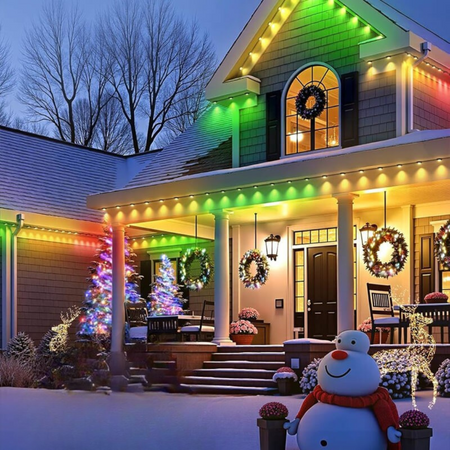 Luces de Navidad LED Inteligentes Exterior RGB – WiFi Impermeables