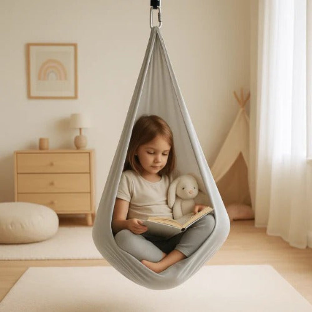 CalmSwing | Columpio Sensorial Terapéutico para Autismo – Uso Interior y Exterior
