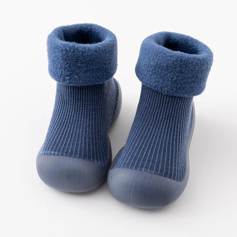 Calor y Seguridad – Calcetines-Zapato Antideslizantes para Bebés