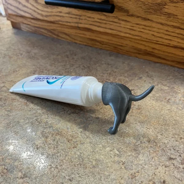 Porta-cepillos de dientes con perro divertido | Set de 2 piezas