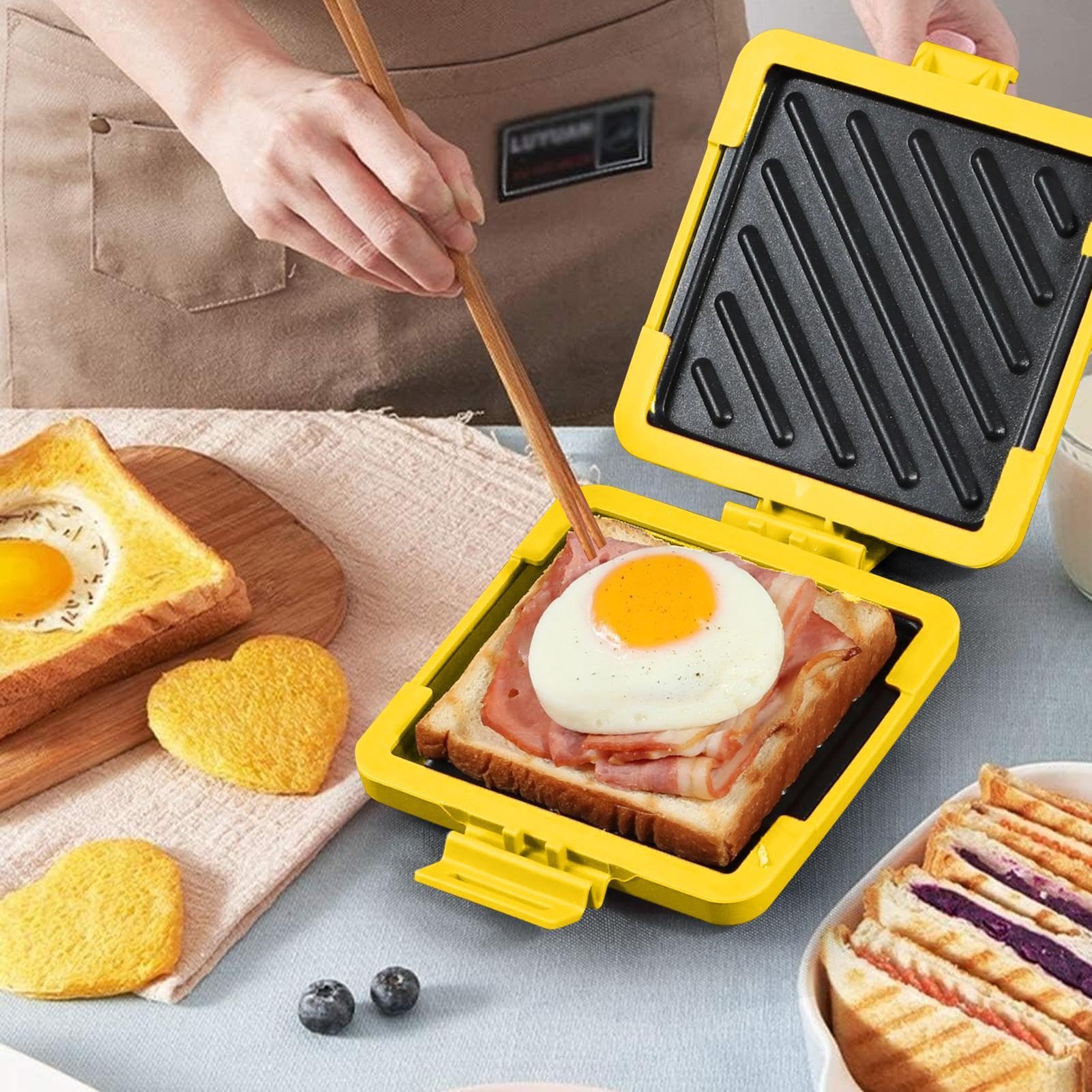 Prensa para sándwich tostado