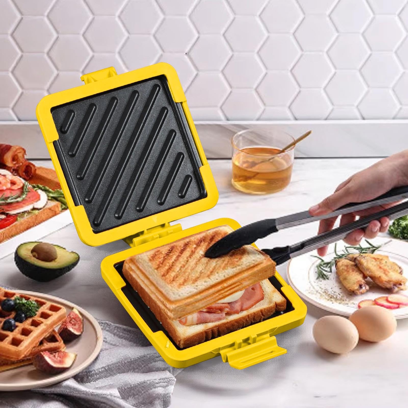 Prensa para sándwich tostado