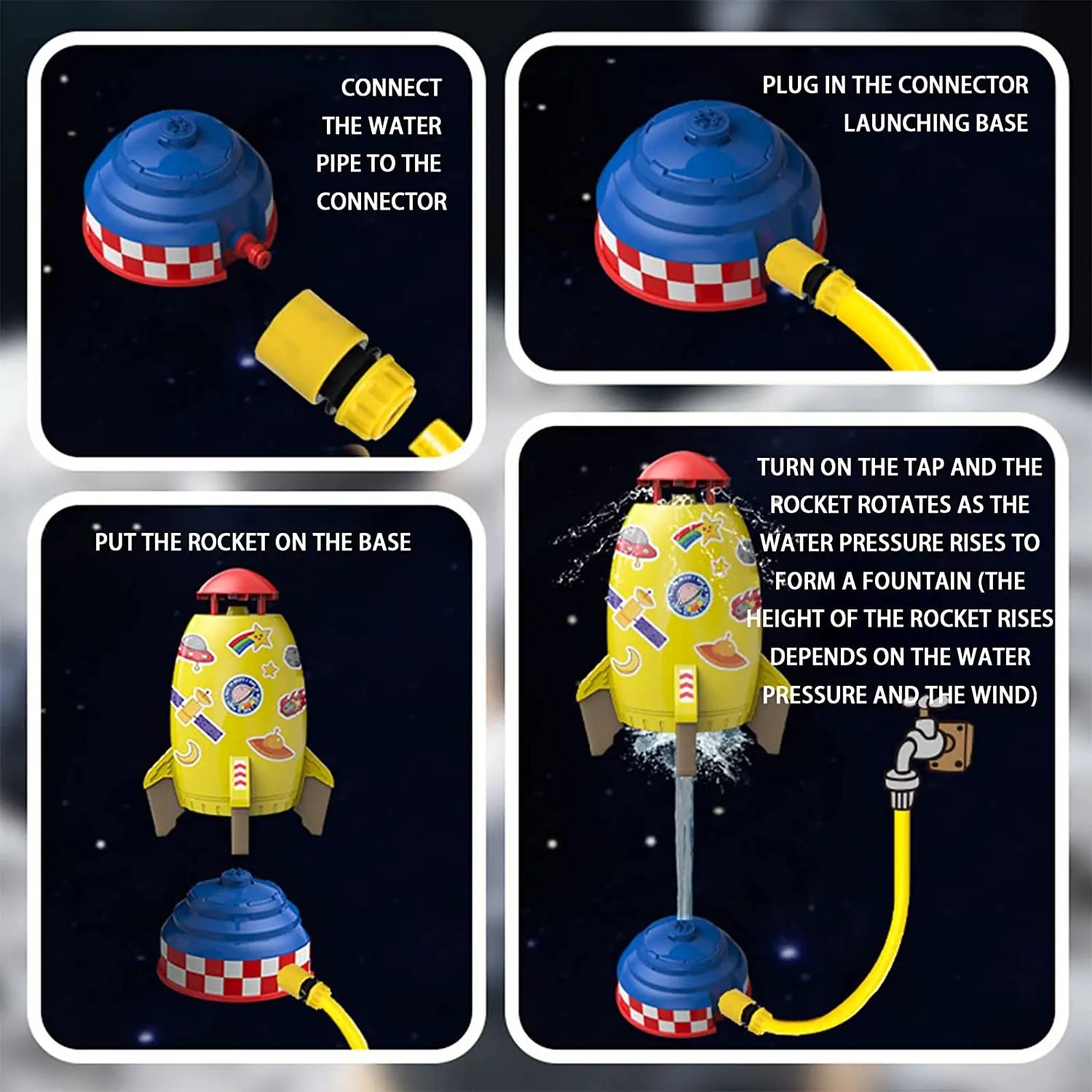Juguete acuático tipo mochila | Lanzador de agua para niños