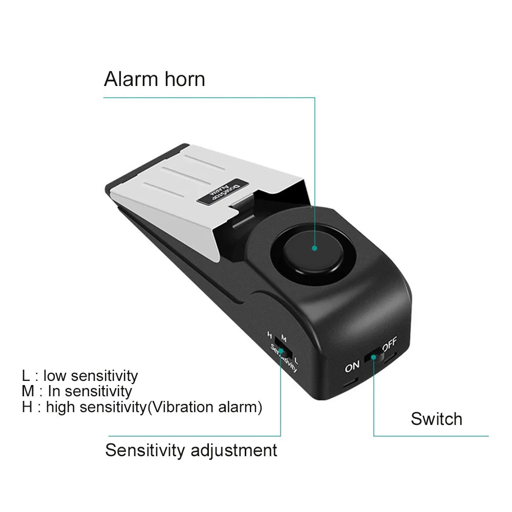 Dmax | Alarma de seguridad en cuña para el hogar inteligente
