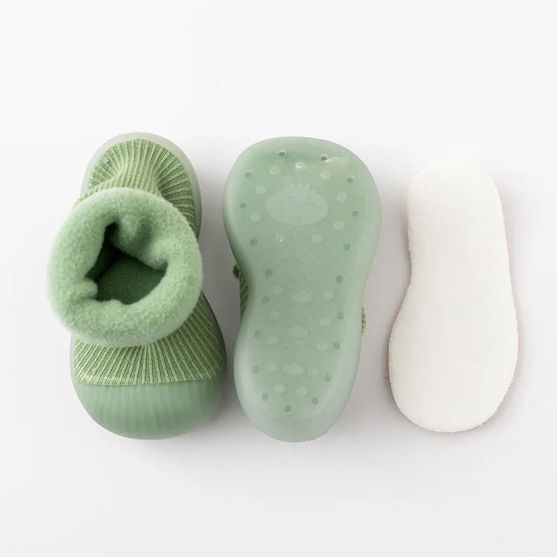 Dmax | Calidez y Seguridad – Zapatos antideslizantes tipo calcetín para niños pequeños
