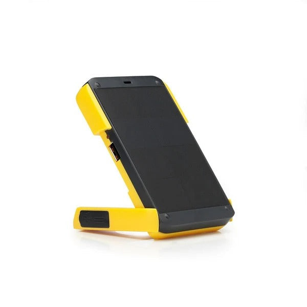 Dmax | Solarix Mini3000 | Batería externa solar con luz LED – Cargador portátil de 3000 mAh para acampar y emergencias