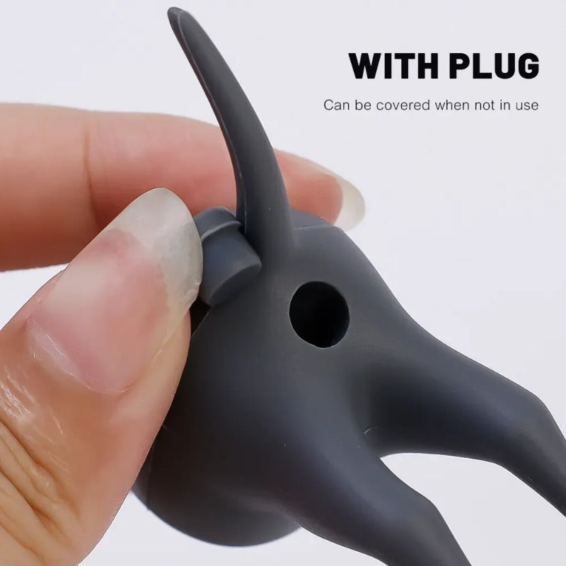 Porta-cepillos de dientes con perro divertido | Set de 2 piezas