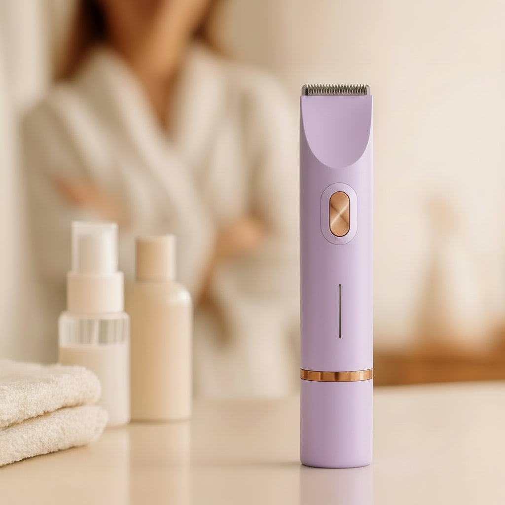 Afeitadora eléctrica para mujeres, impermeable, para piel sensible y para la línea del bikini