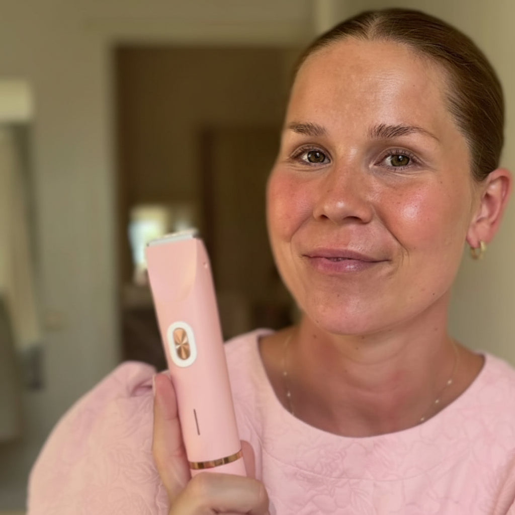 Afeitadora eléctrica para mujeres, impermeable, para piel sensible y para la línea del bikini