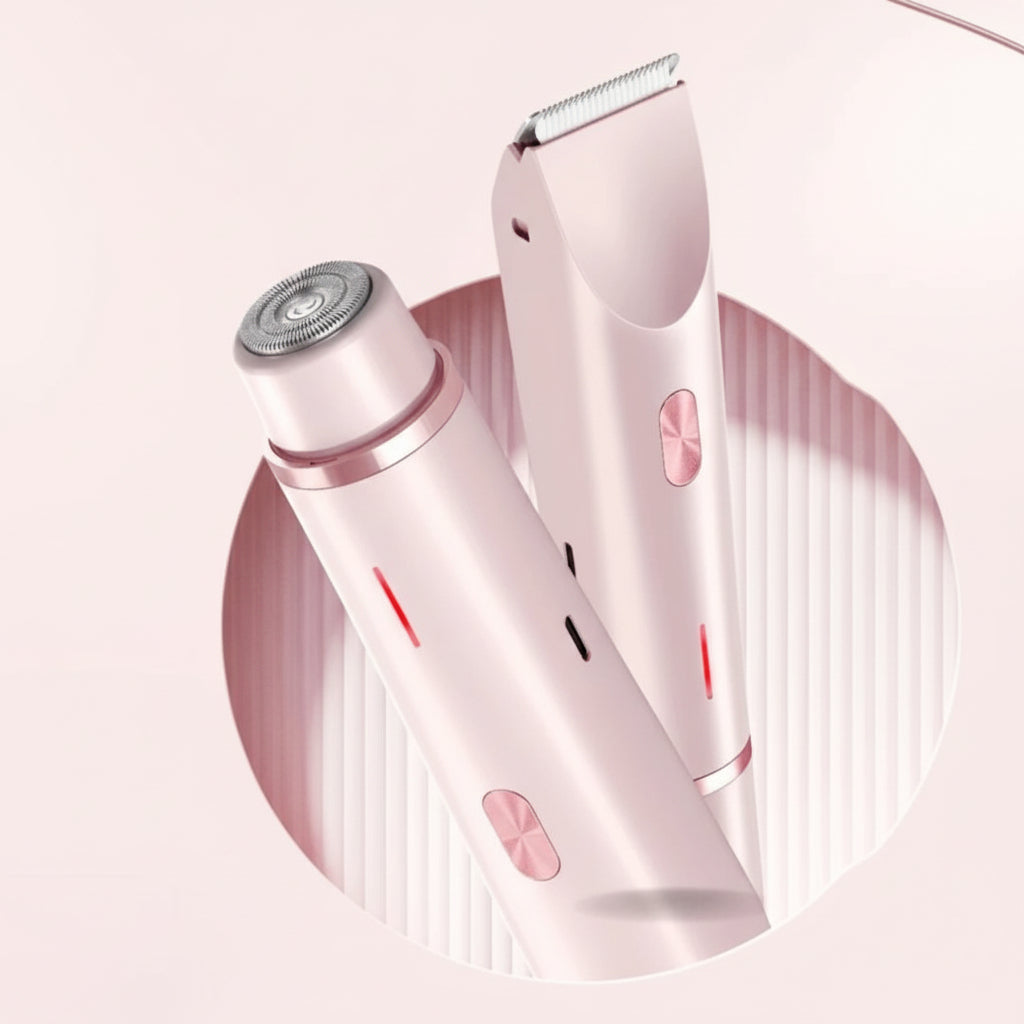 Afeitadora eléctrica para mujeres, impermeable, para piel sensible y para la línea del bikini