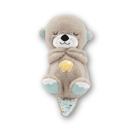 Juguete de Nutria de Peluche Portátil para aliviar la ansiedad | Juguete de Peluche para bebés de 1, 3, 6+ meses