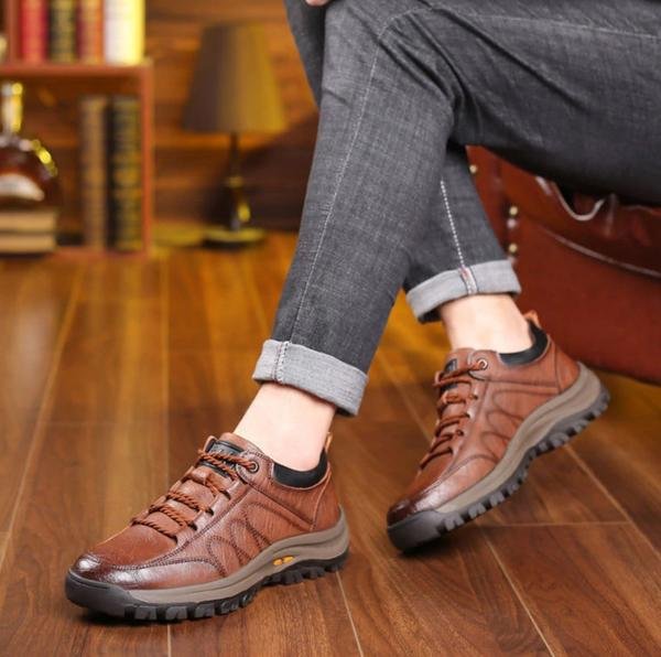 ZAPATOS ORTOPÉDICOS DE CUERO PARA HOMBRE