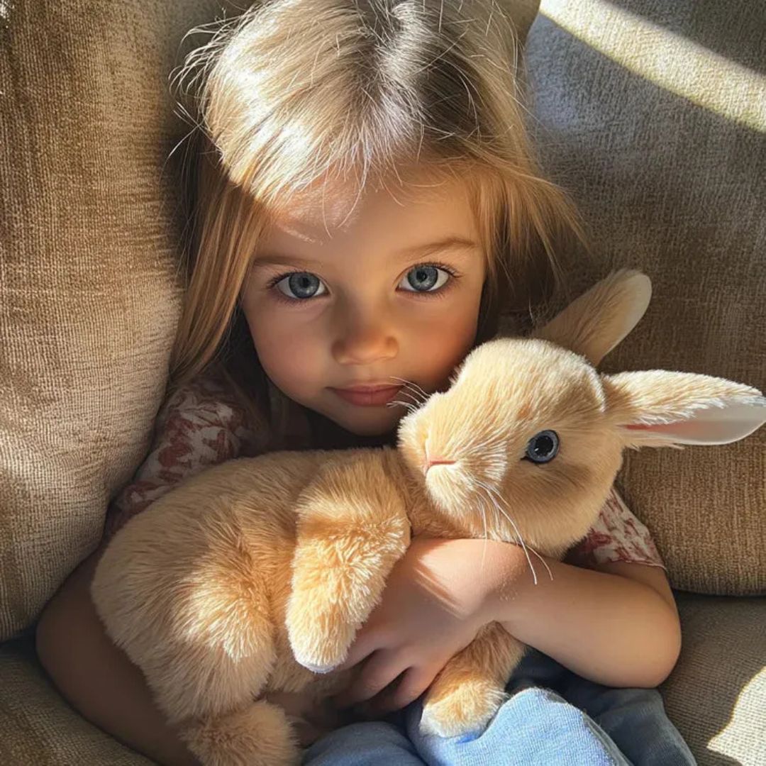 Conejito Interactivo de Peluche – Compañero Suave y Realista