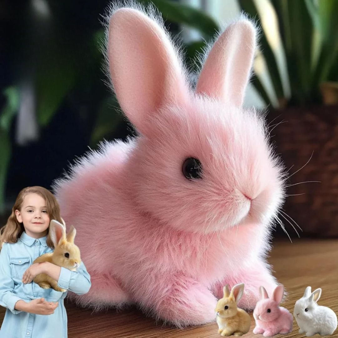 Conejito Interactivo de Peluche – Compañero Suave y Realista
