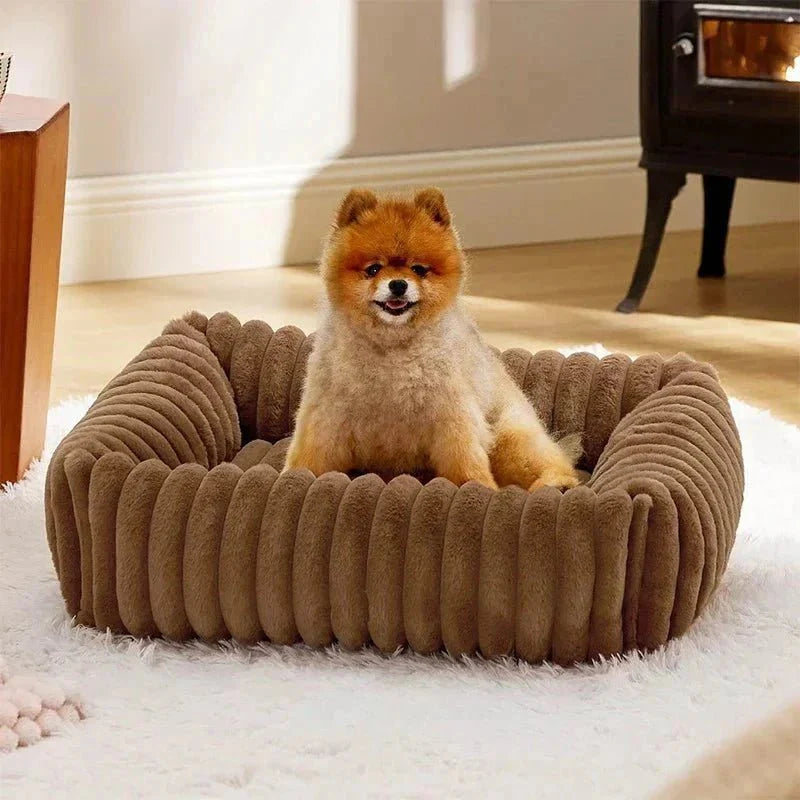 Cama rectangular de terciopelo para perro - DESCUENTOSMAX™