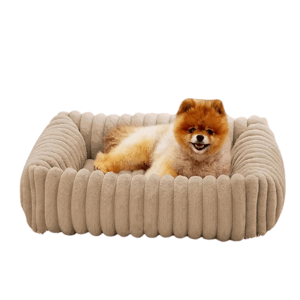 Cama rectangular de terciopelo para perro - DESCUENTOSMAX™