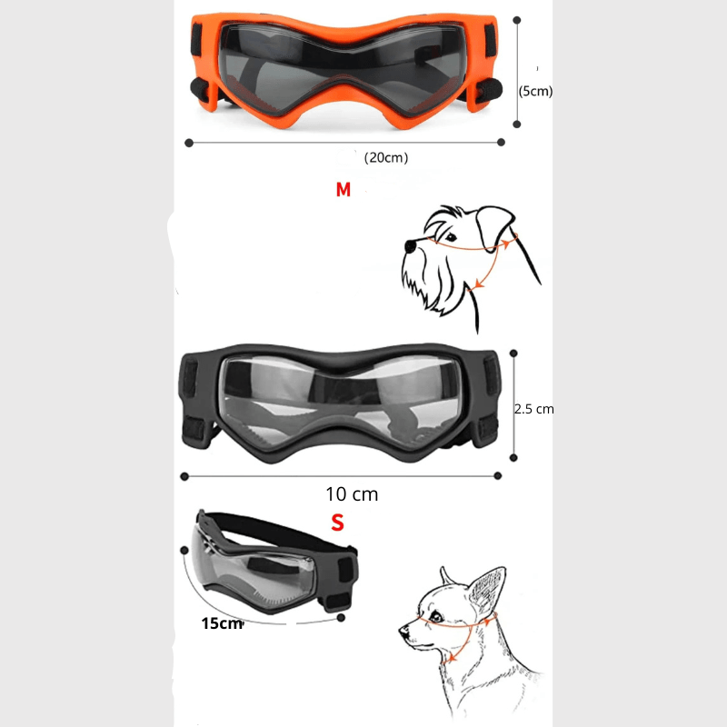 Gafas de protección para perro pequeño