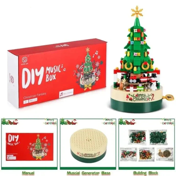 Caja de Música Navideña BuildaTune – Árbol Musical Personalizable