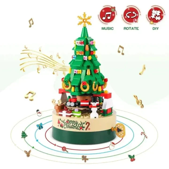 Caja de Música Navideña BuildaTune – Árbol Musical Personalizable