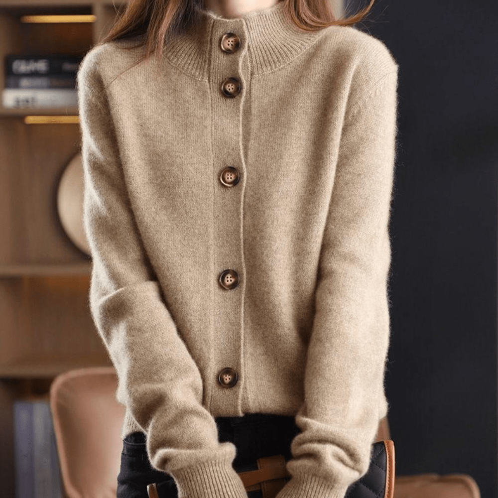Darla – Cárdigan de cachemira para mujer – Prenda suave y elegante con ajuste cómodo