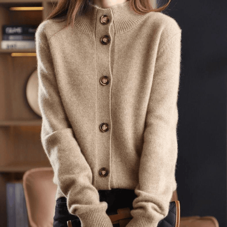 Darla – Cárdigan de cachemira para mujer – Prenda suave y elegante con ajuste cómodo