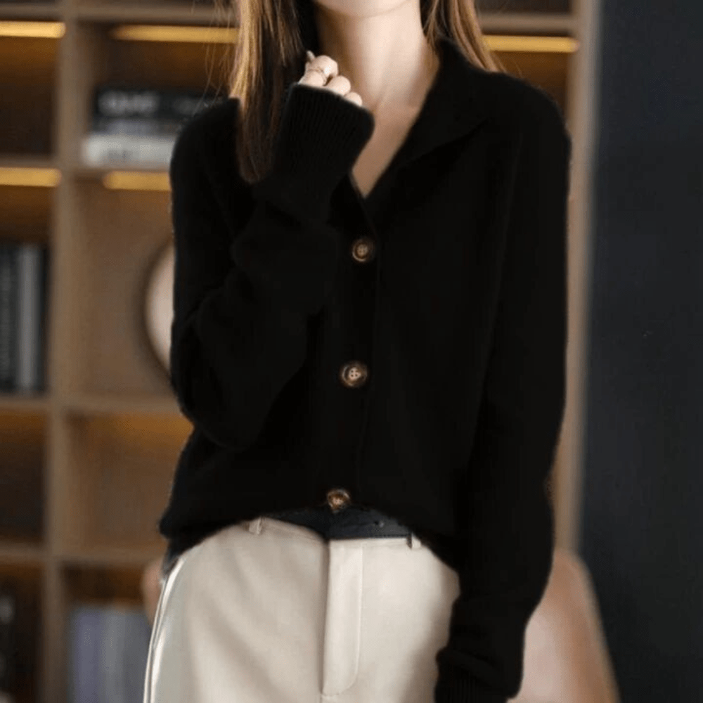 Darla – Cárdigan de cachemira para mujer – Prenda suave y elegante con ajuste cómodo