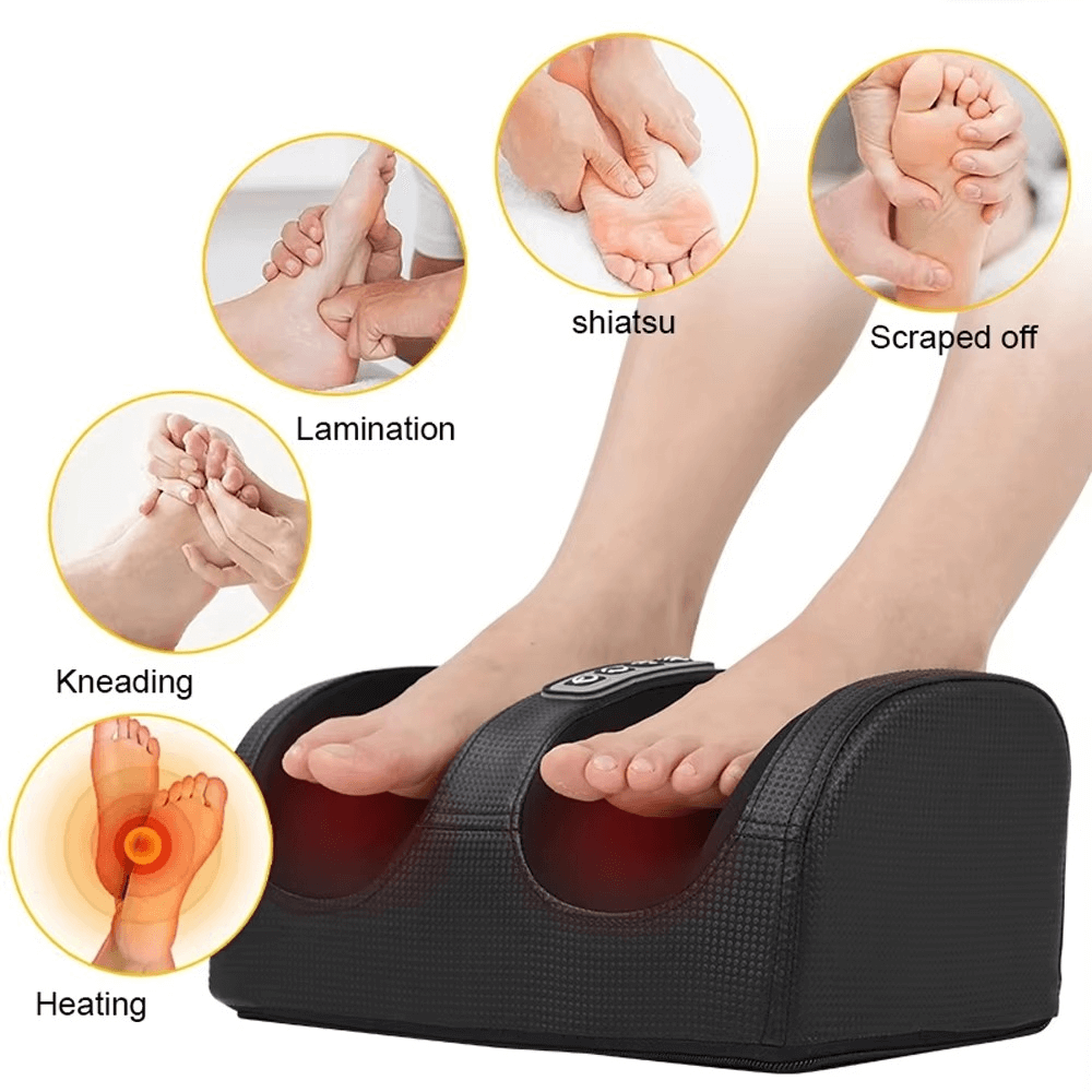 Masajeador Eléctrico para Pies 3D Shiatsu con Calor