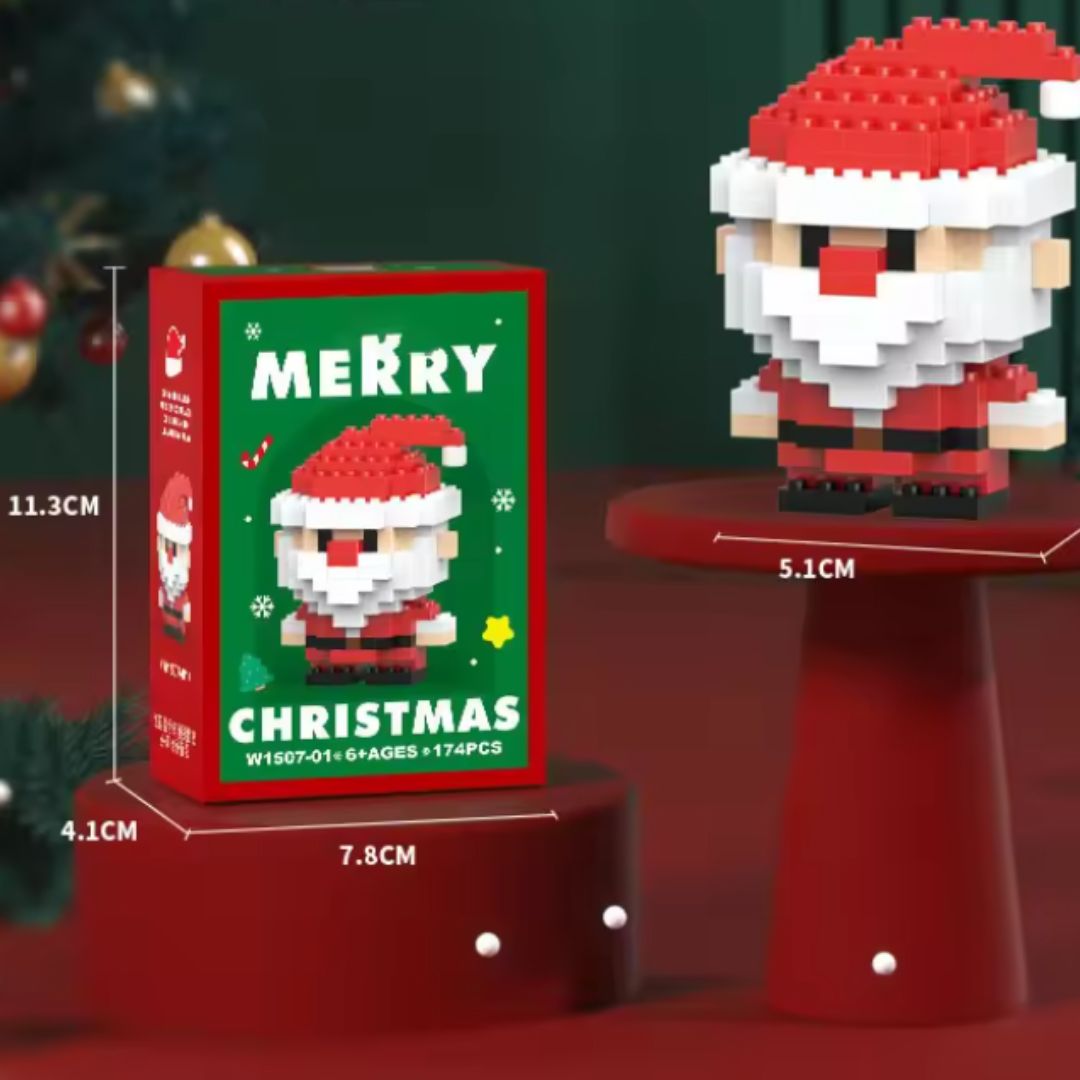 Figuras Navideñas para Construir – Diversión para Toda la Familia