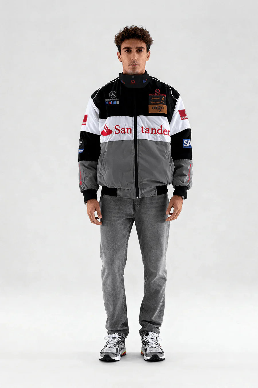 Chaqueta de carreras McLaren F1 x Mercedes-Benz Vintage – Unisex – Retro