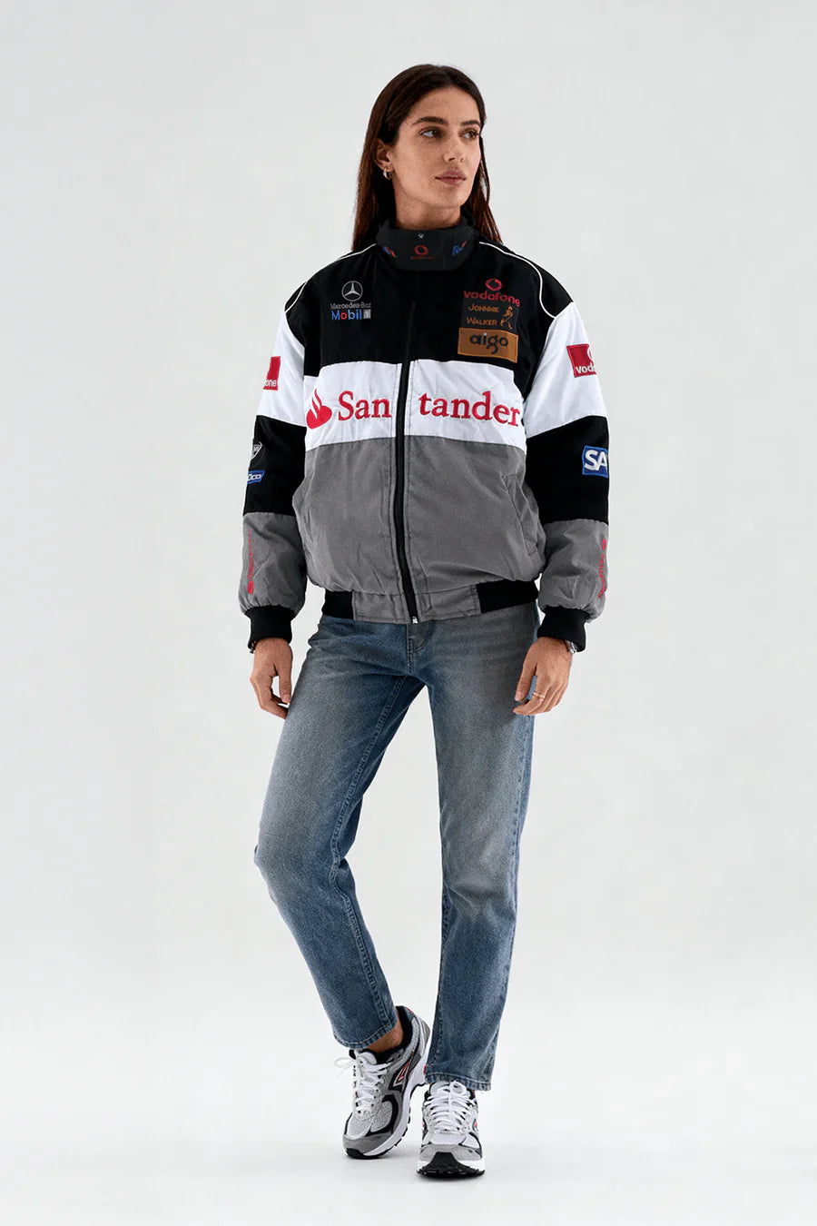 Chaqueta de carreras McLaren F1 x Mercedes-Benz Vintage – Unisex – Retro