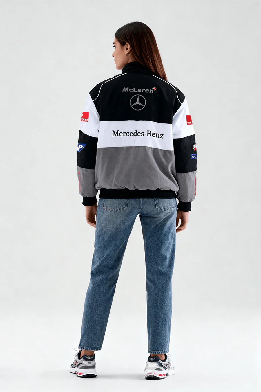 Chaqueta de carreras McLaren F1 x Mercedes-Benz Vintage – Unisex – Retro