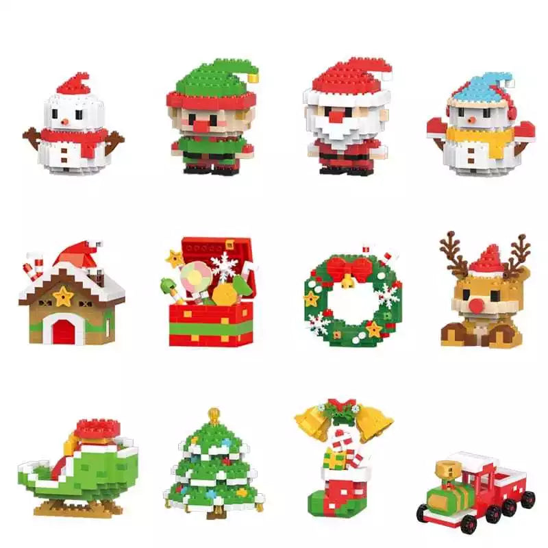 Figuras Navideñas para Construir – Diversión para Toda la Familia