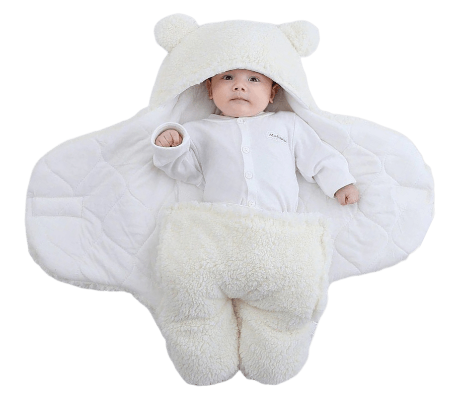 Saco Nanna Bebé Rassivo™ - Manta de Felpa Osito Invernal