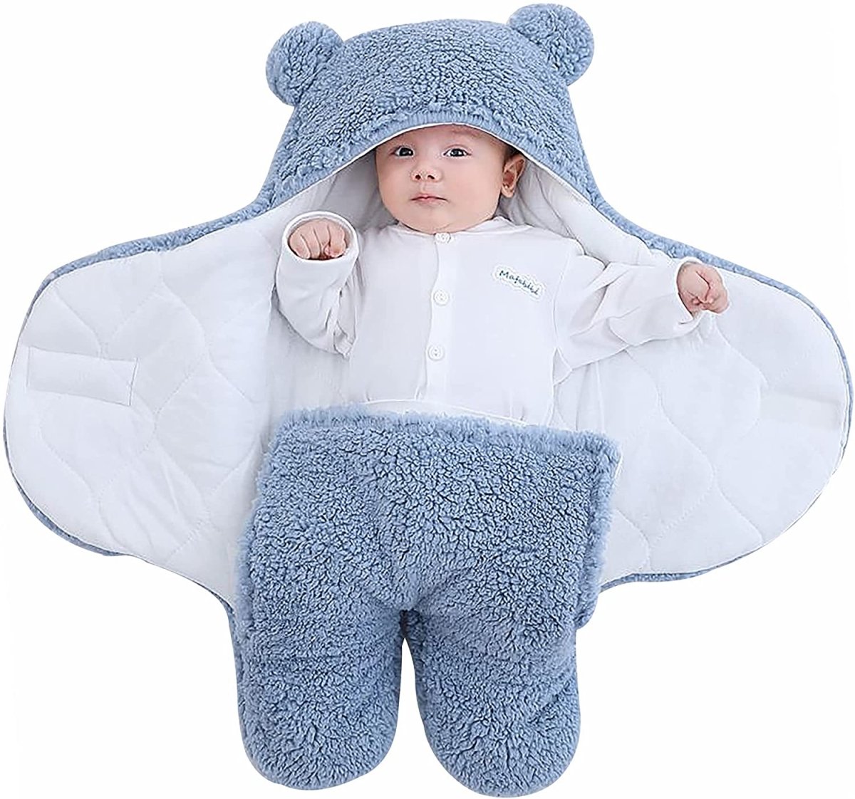 Saco Nanna Bebé Rassivo™ - Manta de Felpa Osito Invernal