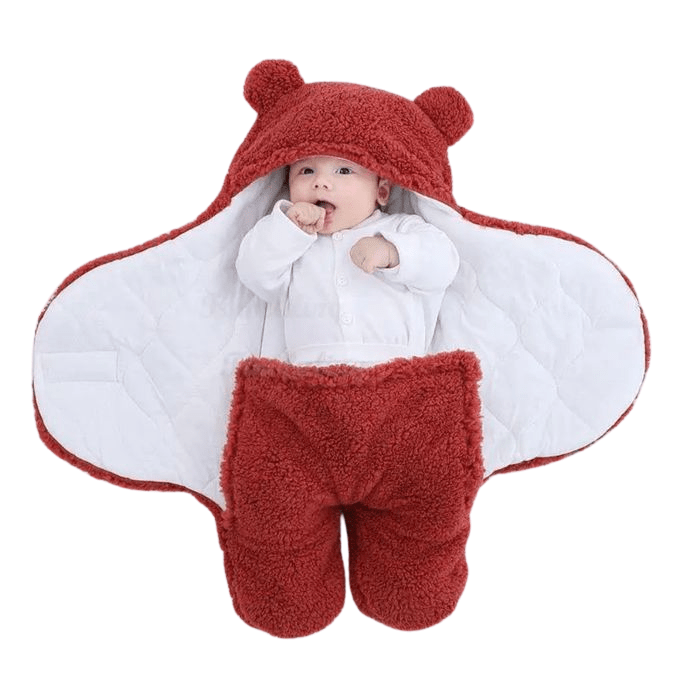 Saco Nanna Bebé Rassivo™ - Manta de Felpa Osito Invernal