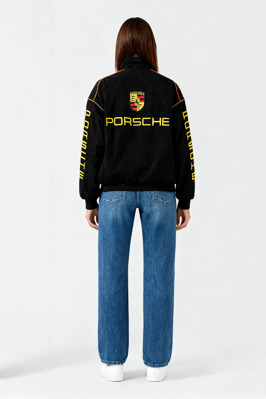 Chaqueta de carreras Porsche Vintage Racing – Unisex – Retro