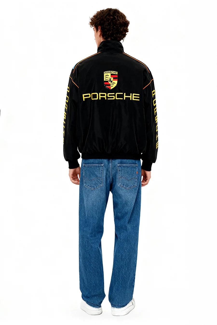 Chaqueta de carreras Porsche Vintage Racing – Unisex – Retro