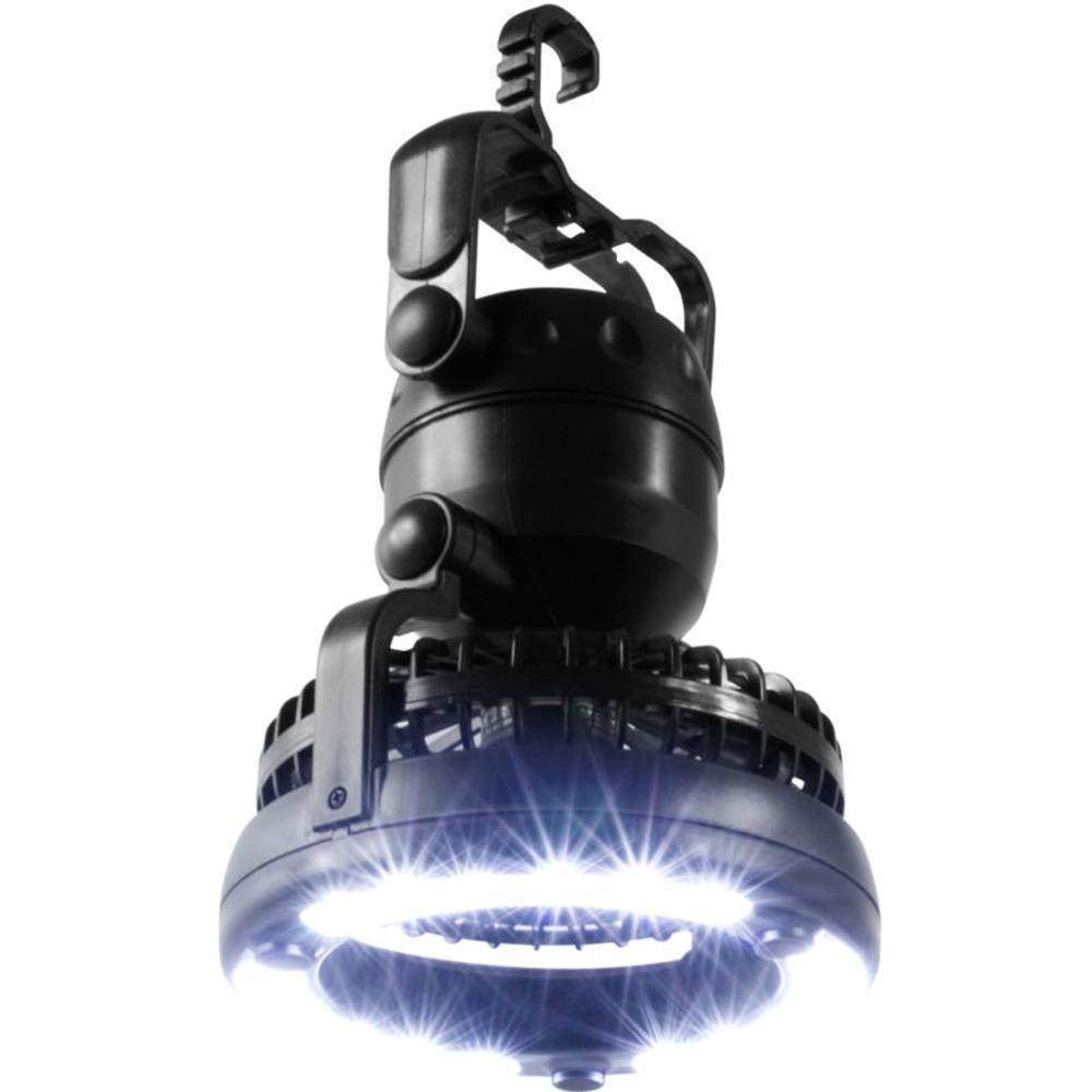 Ventilador portátil con luz LED | Ideal para camping y exteriores
