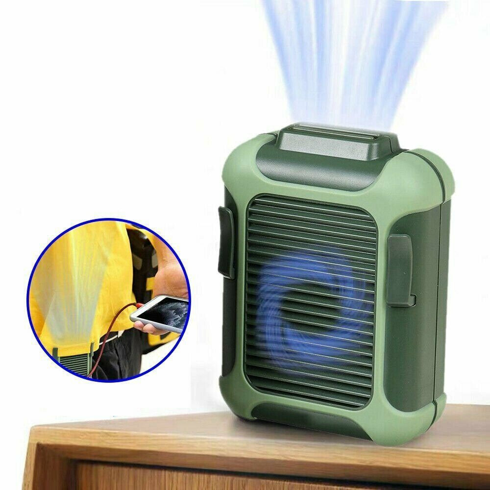 Ventilador portátil de cintura | Mini ventilador recargable para exterior