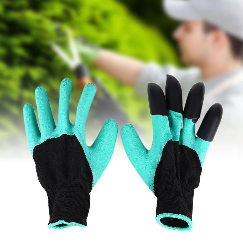 Guantes de jardinería con garras | Herramienta para cavar y plantar