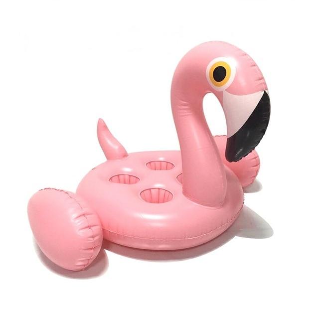 Portavasos flotante flamenco | Soporte para bebidas en piscina
