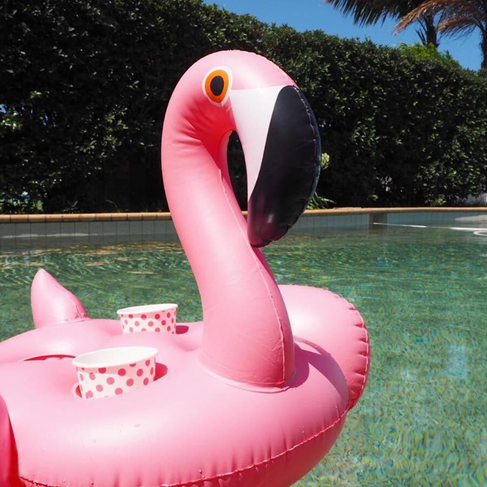 Portavasos flotante flamenco | Soporte para bebidas en piscina