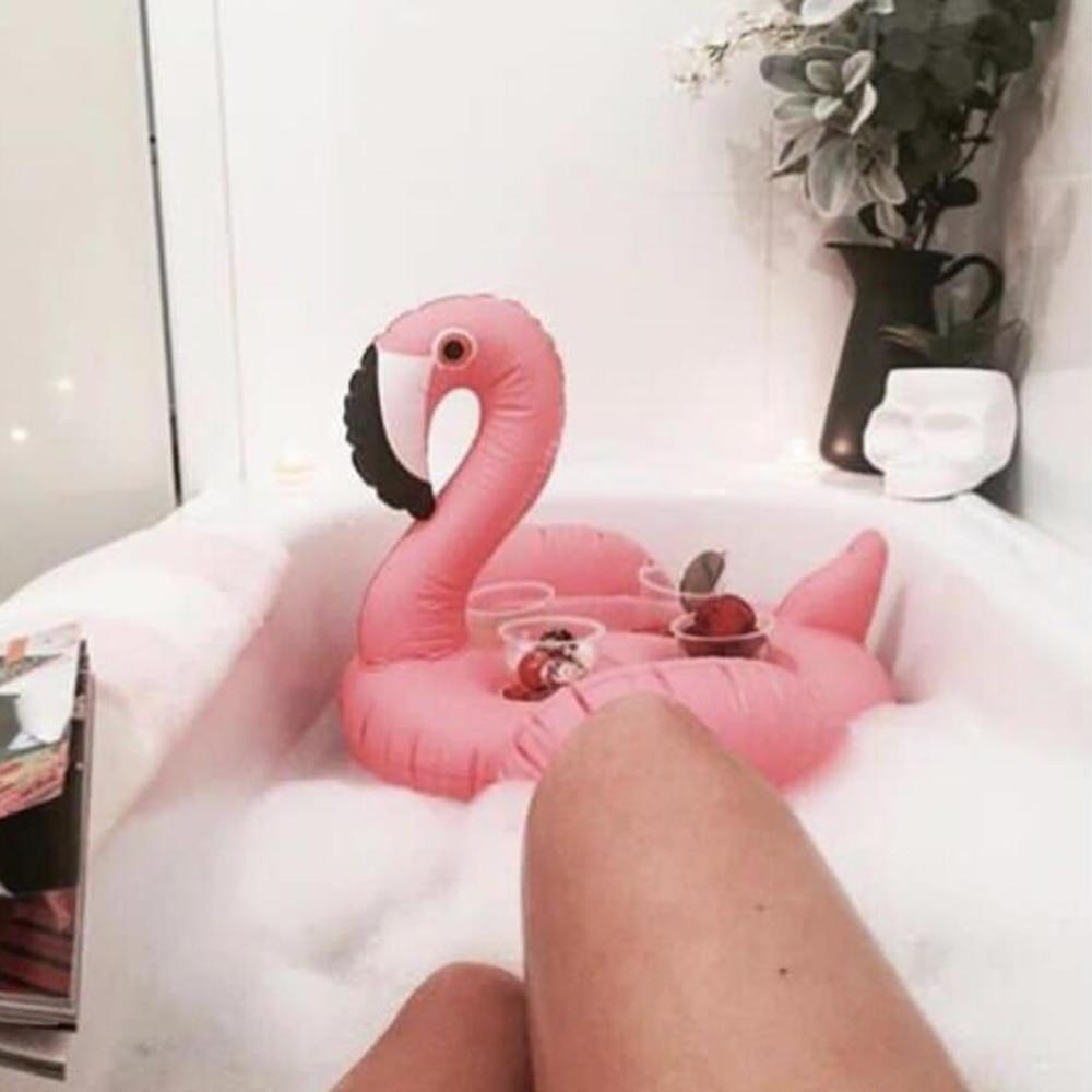 Portavasos flotante flamenco | Soporte para bebidas en piscina