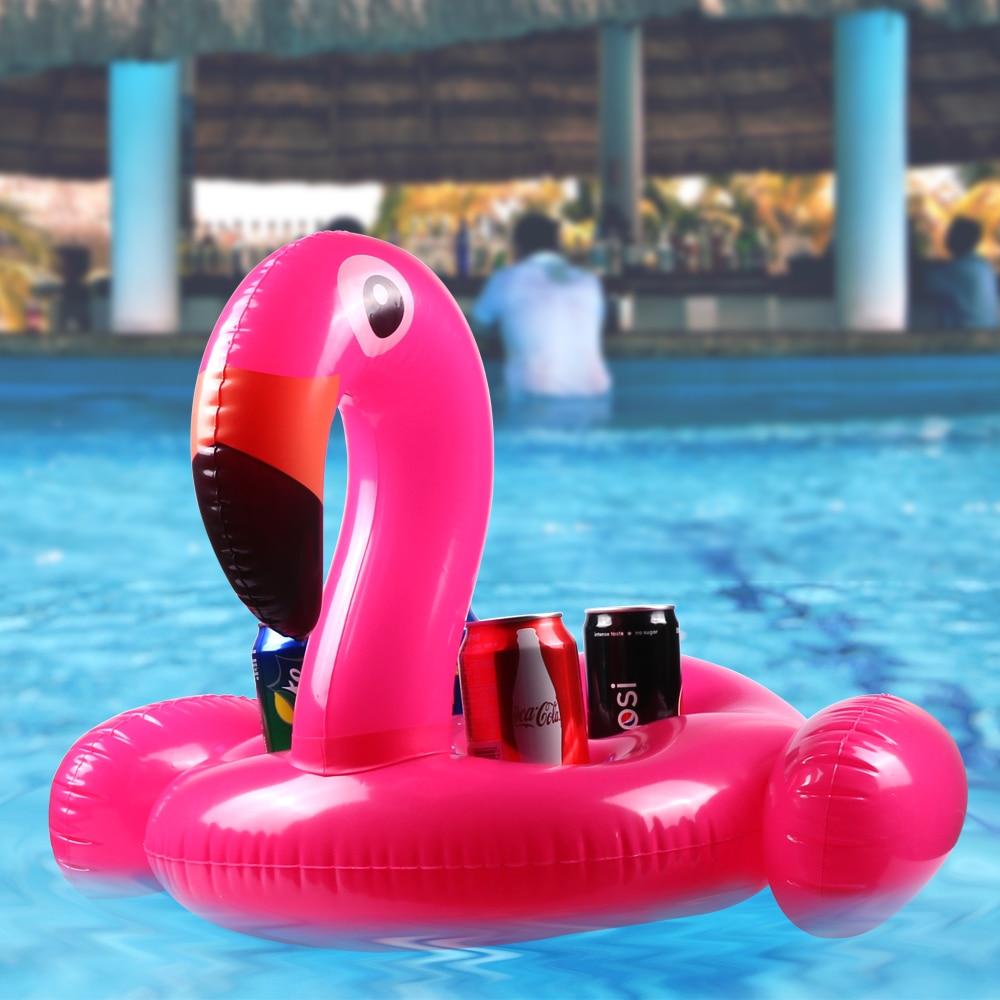 Portavasos flotante flamenco | Soporte para bebidas en piscina
