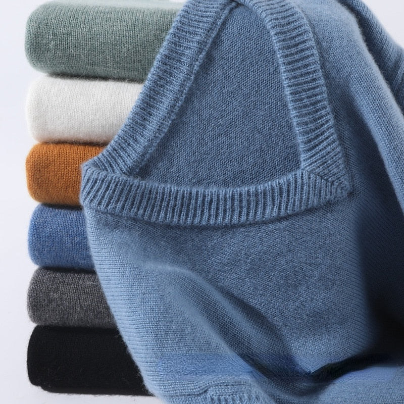 Jersey de Cashmere para Hombre de Alta Gama - Elegancia y Comodidad