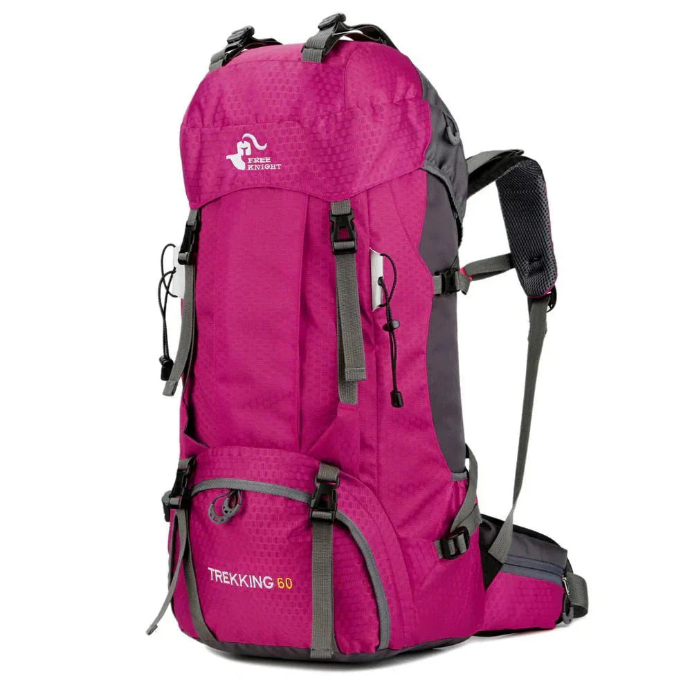 Mochila 60L - Ligera e Impermeable | Trekking, Senderismo y Montaña
