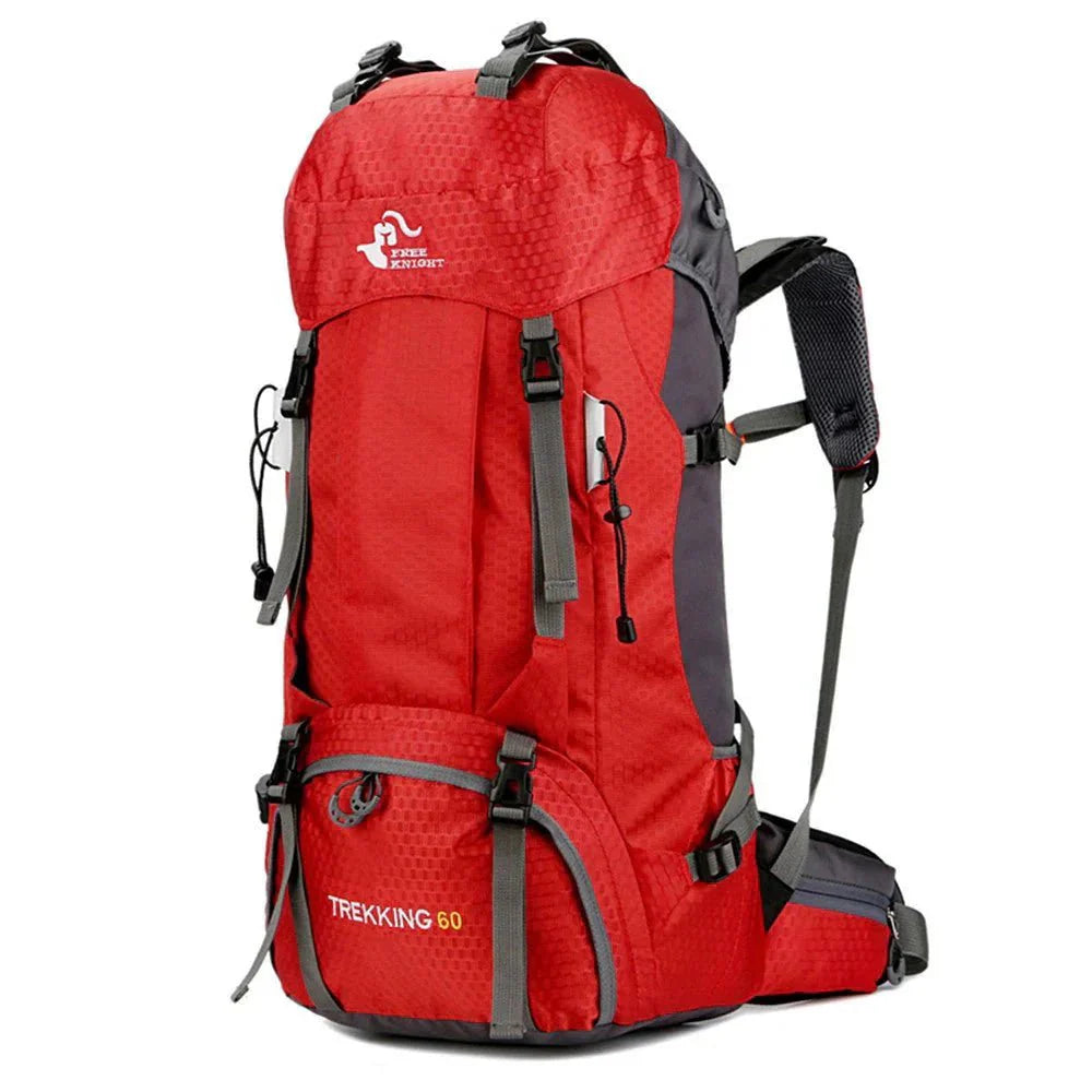 Mochila 60L - Ligera e Impermeable | Trekking, Senderismo y Montaña