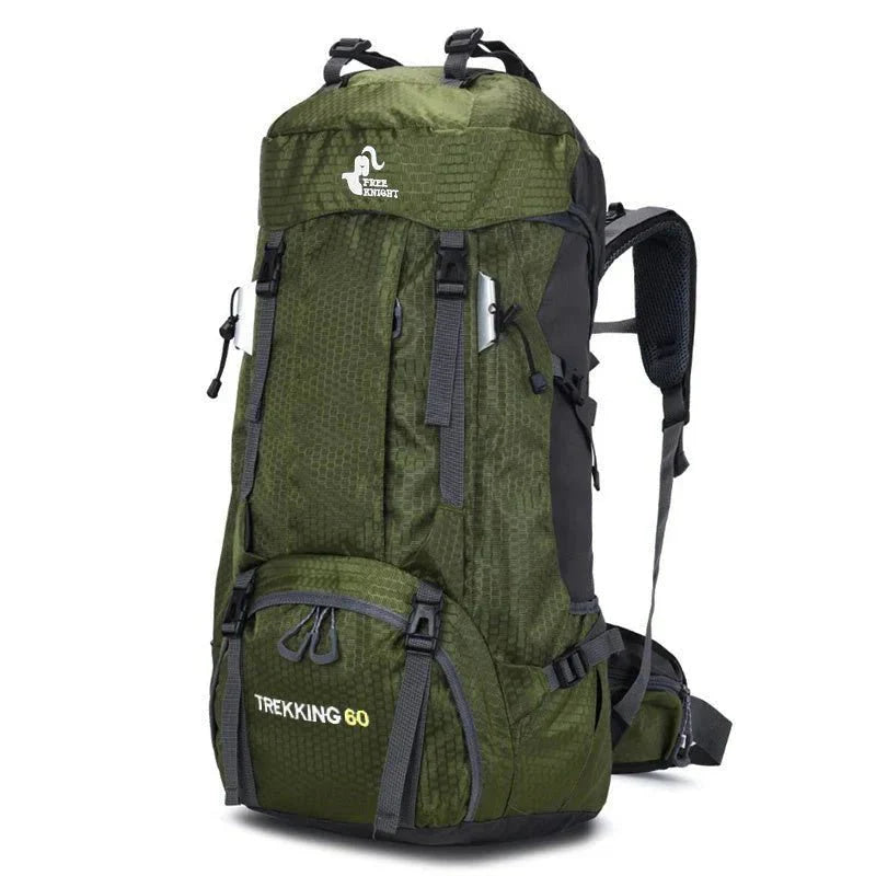 Mochila 60L - Ligera e Impermeable | Trekking, Senderismo y Montaña